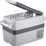 AJ30 Portable Refrigerator,Portable Freezer,32 Quart(30L) Electric Cooler,Car Refrigerator,12/24V DC Cable & 110/240V AC,Car Fridge for Camping,Truck,RV,Travel,Fishing,3-YEAR Warranty