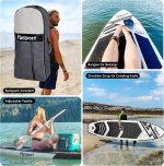 Premium Stand Up Paddle Board, Yoga Board with Durable SUP Accessories & Carry Bag | Wide Stance, Surf Control, Non-Slip Deck, Leash, Paddle and Pump for Youth & Adult - Image 64